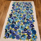 Vera Bradley Blueberry Blooms Floral Fleece Blanket Throw  Soft Plush 50×80