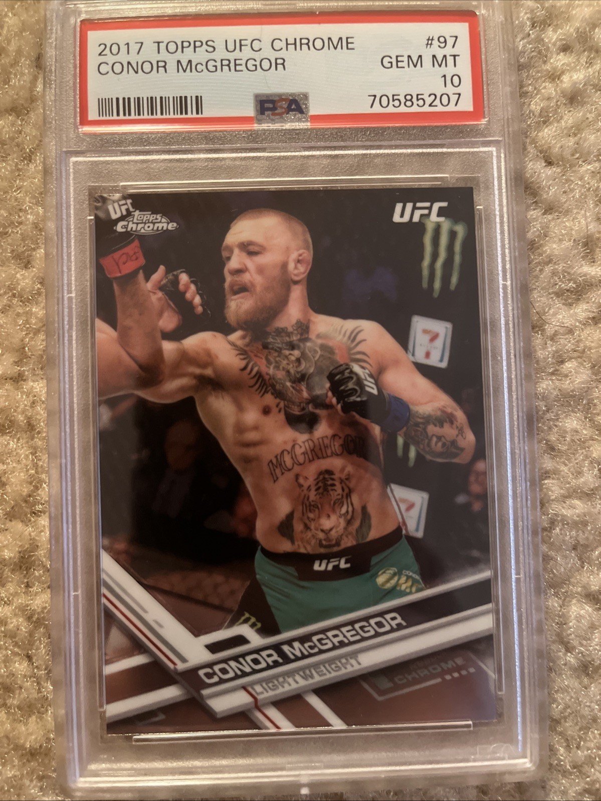 2017 Topps Chrome UFC - Conor McGregor #97