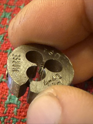 4-40 Adjustable Button Die USA 🇺🇸 Morse Machinist NOS - Picture 2 of 7