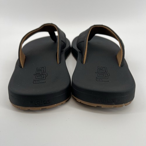 Sandalias chanclas FLOJOS para hombre BAJO negras talla 10 usadas uso mínimo - Imagen 5 de 7