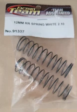 Team Associated ASC 91337 2.10 12mm Shock Spring White RC10 B4 T4 B5 B6 RC Parts