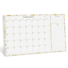 Rileys Monthly Planner Desk Pad, Undated Planner Calendar with 52 Tearaway Sh