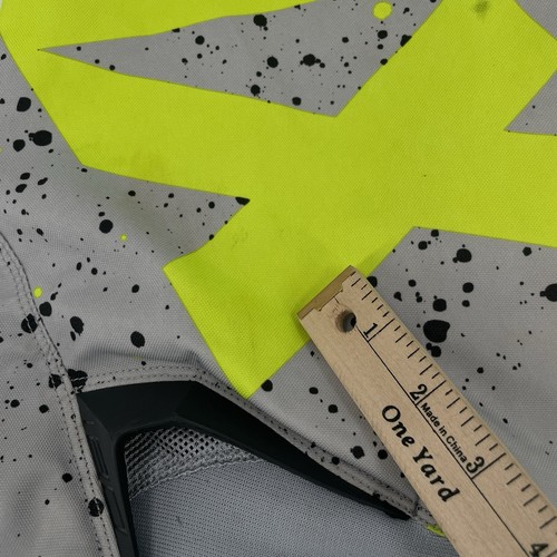 Fox Racing 180 Motocross Pants - Mens Size 34 -Neon Green Paint Splatter Pattern - Picture 18 of 21