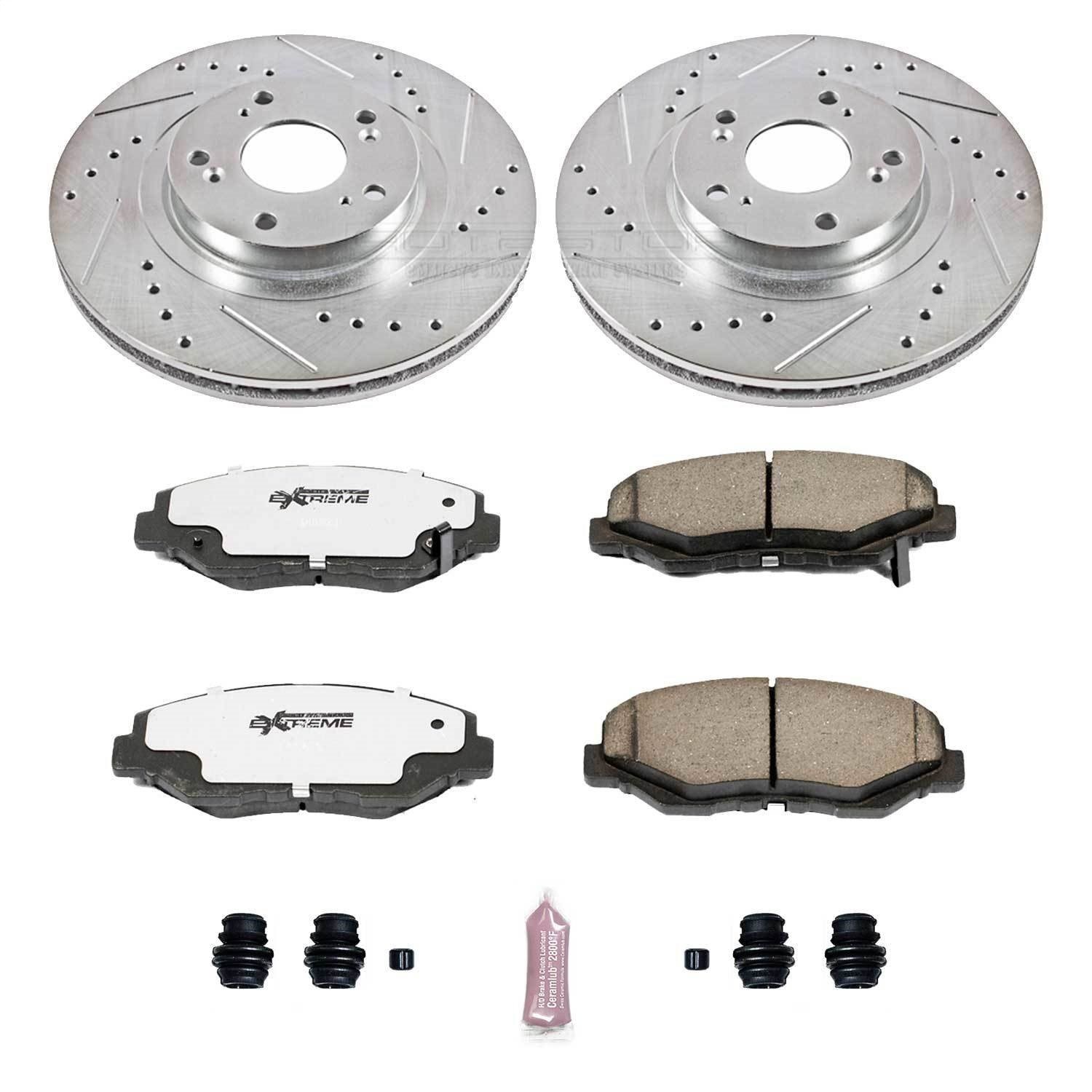 Power Stop K3055-26 Street Warrior Z26 Brake Pad & Rotor Kit