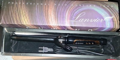 Lanvier Enwind Professional Curling Iron 1.25'' Clipped Curling Iron