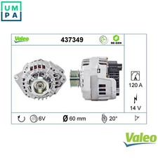 ALTERNATOR 437349 FOR PEUGEOT BOXER/Van/Bus/FURGON/Platform/Chassis FIAT 2.8L