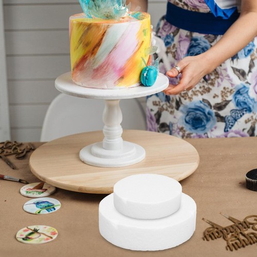 Exhibición de moldes para modelo de pastel suministros de negocios de cumpleaños falsos artificiales - Imagen 2 de 12