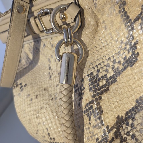 Coach Madison Lindsey Ltd Ed Python geprägtes Leder Umhängetasche Schultertasche Handtasche - Bild 9 von 20