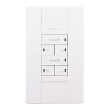 SensorSwitch NPODMA-2P-DX-WH nLight Push-Button WallPod, 2-Pole, White