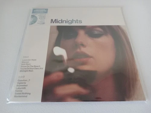 Taylor Swift Midnights (LP) China Special Numbered Edition Moonstone Blue Vinyl