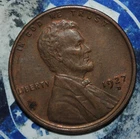 1927 D lincoln cent  {{{1F09