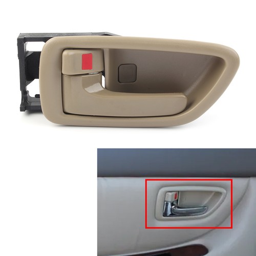 Fit Toyota Avalon 2000 - 2004 Interior Door Handle Gray Stone Chrome Lever Left - Imagen 3 de 12
