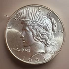 1934 Peace Dollar $1 AU -BU LUSTER & DETAIL~ SUPERB CONDITION- INCREDIBLE GEM