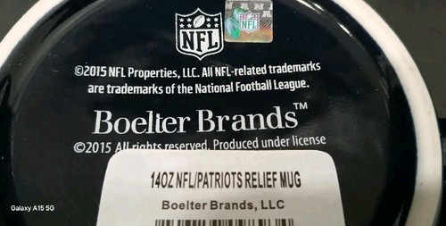 2015 NFL New England Patriots 14 Oz Coffee Mug - Boelter Brands - Picture 8 of 8