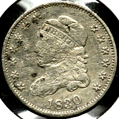 1830 Capped Bust Half 1/2 Dime R1201