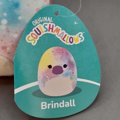 "Malvaviscos Brindall Tie-Dye Ornitorrinco Adorno Peluche 4"" Juguete de Peluche Nuevo con Etiquetas" - Imagen 5 de 8