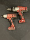 MILWAUKEE V18 1/4" HEX IMPACT DRIVER 0881-20 Hammerdrill 0824-20 KIT SET