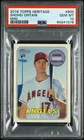 2018 Topps Heritage Shohei Ohtani MINI #600 ROOKIE 088/100 PSA 10 GEM MT
