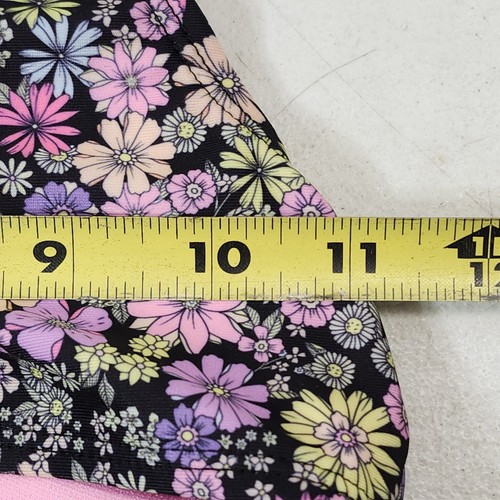 Wonder Nation Girls Colorful Floral Swim Top Bikini Size Large 10-12 NEW - Picture 5 of 8