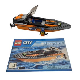 LEGO City 60085 4 x 4 Truck with Power Boat Complete with Instructions