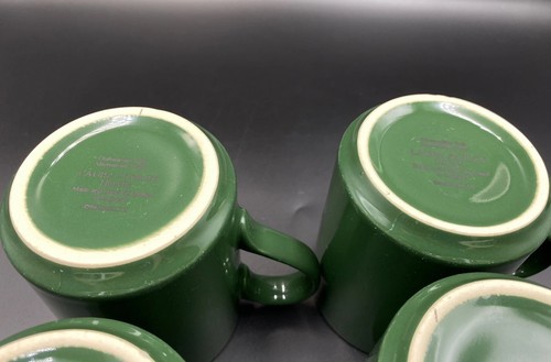 Laura Ashley Home Set Of Four Green Mugs Cups - Picture 14 of 23