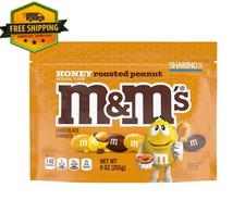 M&M's Honey Roasted Peanut Chocolate Candy – 9.0 oz Resealable Bag
