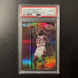 Michael Jordan 1997 Bowman's Best #T2 Techniques - Refractor