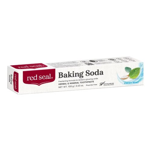 Red Seal Baking Soda Toothpaste 100g - Fresh Mint For Clean Whiter Looking Teeth - Picture 8 of 10