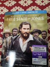The Free State of Jones (Blu-ray DVD combo, 2016, 2-Disc Set, 