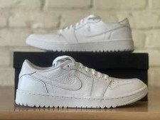 Nike Air Jordan 1 Retro Low Golf Triple White Shoes AJ1 DD9315-101 Mens Size 15