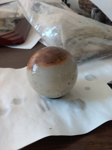Antique Vintage Harley Davidson Parts Marble? Stone Shifter Knob 1920s 1930s - Picture 3 of 11