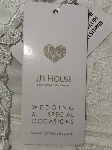 JJ's House, abito, damigella d'onore, matrimonio, formale, pizzo, verde cacciatore, taglia 12, maxi - Foto 16 di 24