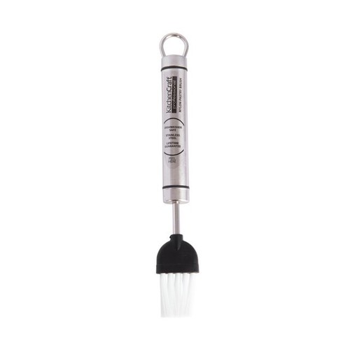 Pastry Brush- Oval Handled Stainless Steel KitchenCraft 20cm - Picture 2 of 6