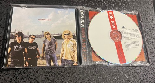 Bon Jovi Have A Nice Day Hand Signed Cd Jon Tico Torres, David Bryan 2005 - Foto 8 di 19
