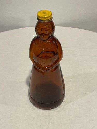 Vintage Ms. Butterworth's 10" Amber Syrup Bottle - Picture 5 of 6