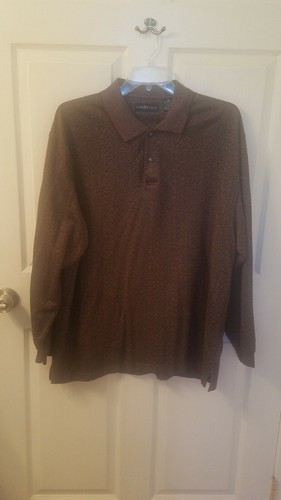 Herren Pull Over Hemd von Chereskin braun Herribone Muster 2XL - Bild 1 von 7