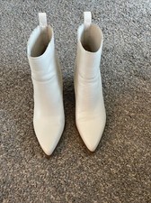 Marc Fisher White Booties