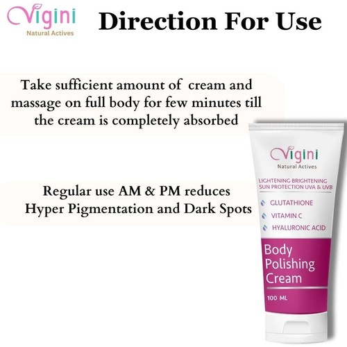 Vigini Body Skin Brightening Polishing Moisturizing Exfoliating Fairness Kit FS - Picture 7 of 7
