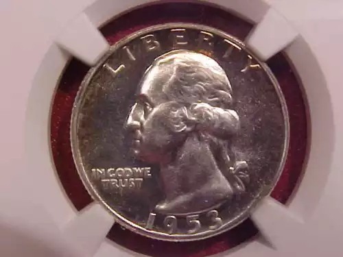 1953 WASHINGTON QUARTER - NGC PF 67 - SEE PICS! - (G1300)