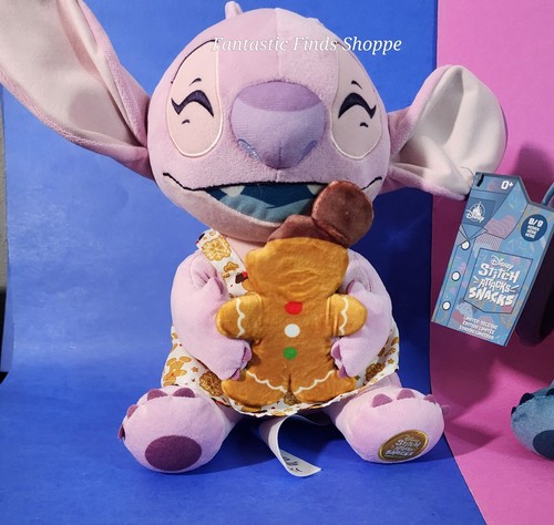 Disney Stitch Attacks Snacks 11/12 Gingerbread November 2024 NWT Angel Plush - Picture 3 of 4