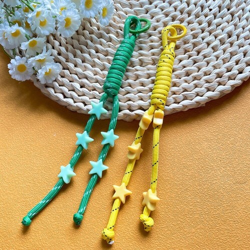 Small Fresh Keychain on The Phone Charm Colorful Keychain Lanyard - Photo 8 sur 19