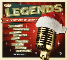 LEGENDS-CHRISTMAS COLLECTION 3 CD-Sinatra Frank, Lee Peggy, Armstrong Louis NEW