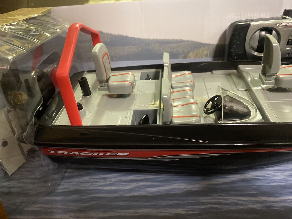 Bass Pro Shops Tracker Radio Control RC Fishing Boat - Catches Real fish