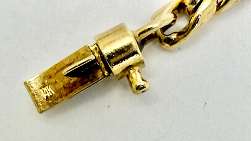 Diamond Bracelet 14k YG & WG w/Card Appraisal 6 3/4" - Picture 10 of 12