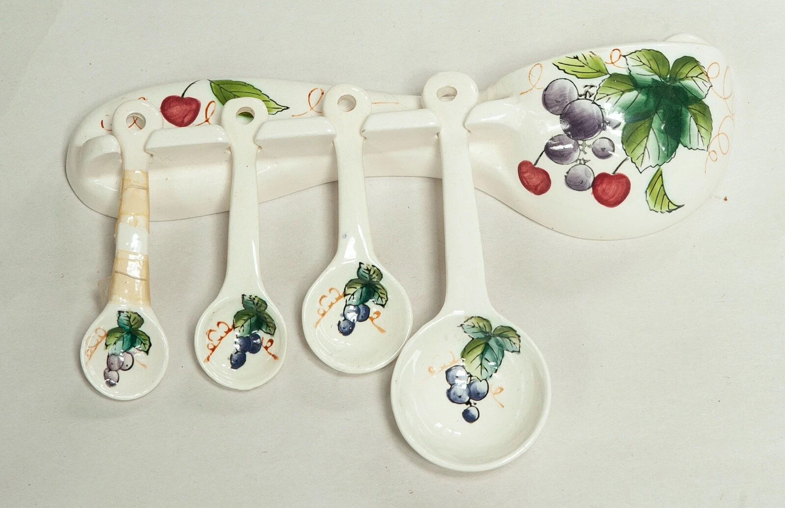 Decorative Hanging Measuring Spoons ~ Hand Painted ~ Japan ~ Vintage