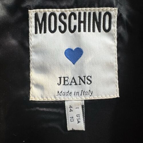 Vintage 90s moschino Jeans Pop Art Geometric Print Jacket - Picture 5 of 6