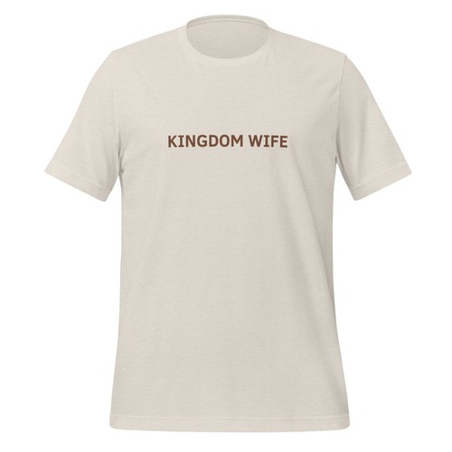 Kingdom Wife TShirt Aesthetic Christian Apparel Neutral Brown Shirt Women - Picture 10 of 11