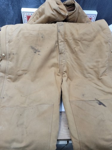 Carhartt Artic Work Vintage Overalls braune Ente R68QZS 46 kurz mit Kapuze - Bild 17 von 18