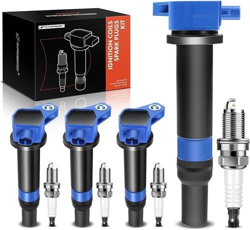 Enhanced Performance Ignition Coil Pack & Iridium Spark Plugs for Hyundai Accent - Picture 3 of 10