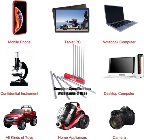 Complete Security TORX Bit Set T7-T40 - 10 Pieces with Holder Clip, S2 Steel - Picture 7 of 7